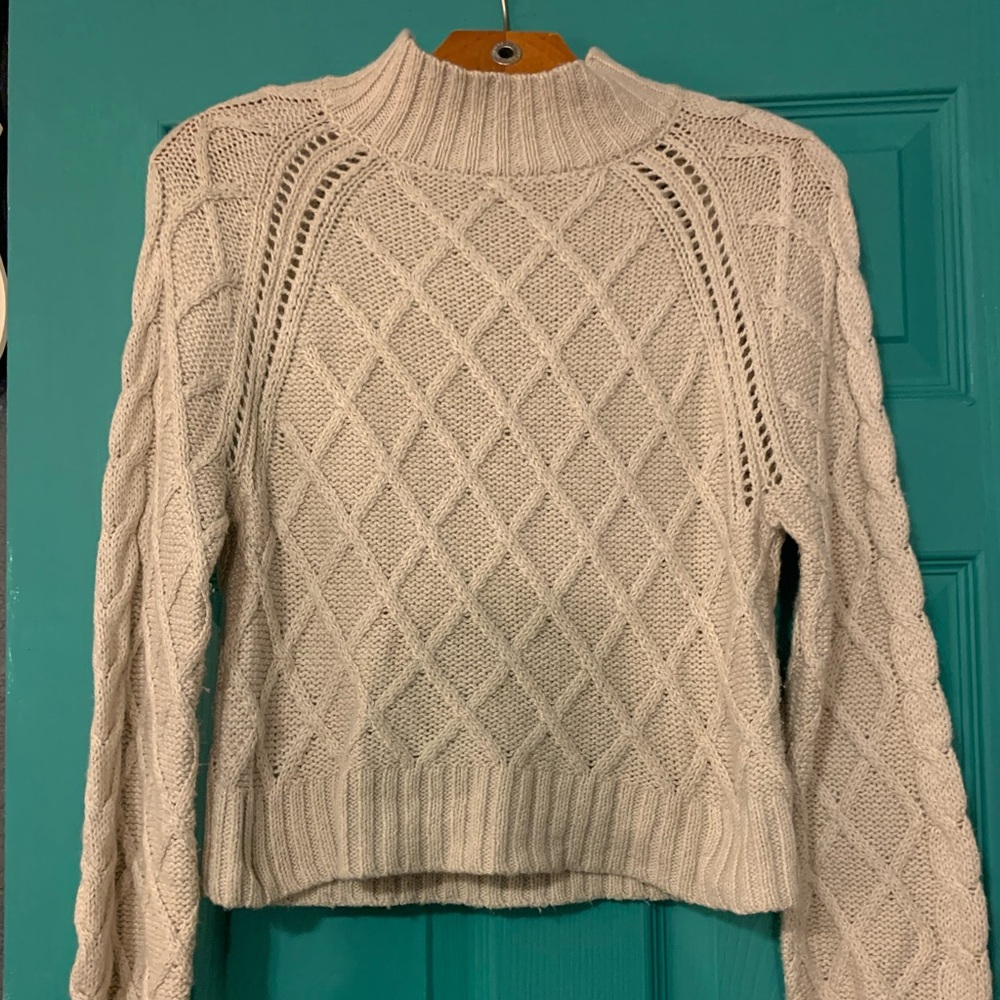 Crop Mock Turtle neck